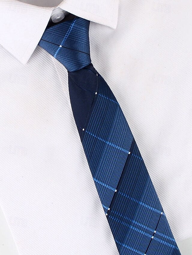 Pre-Tied Stripes Classic Zip - Men's Ties and Narrow