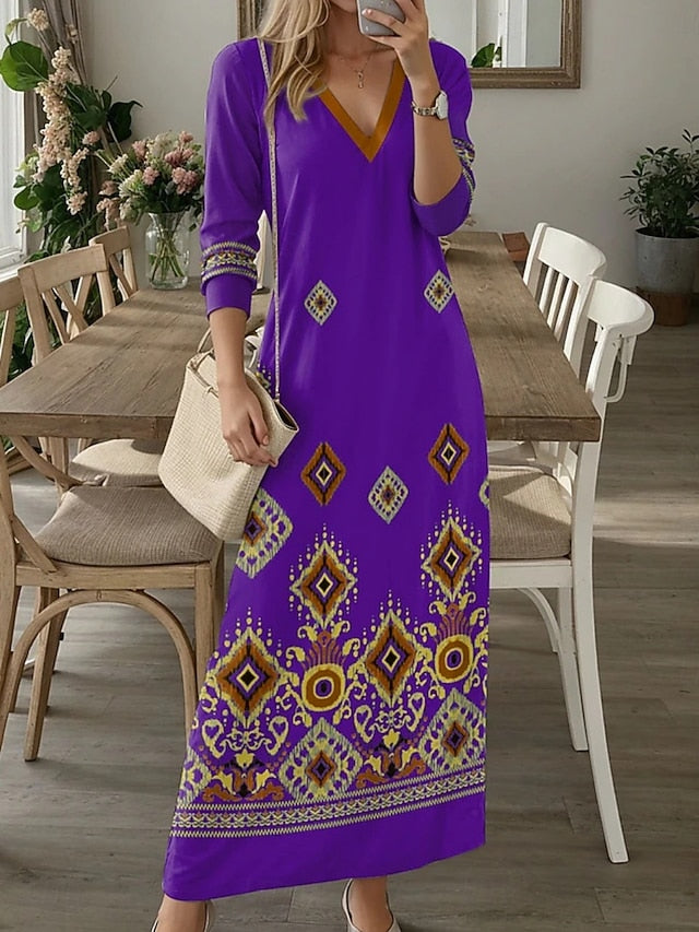 Women's Maxi Dress A Line Dress Casual Daily Loose Fit