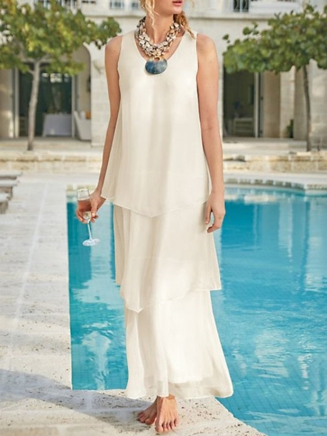 Sheath Column Ankle Length Wedding Guest Dress Formal Dresses