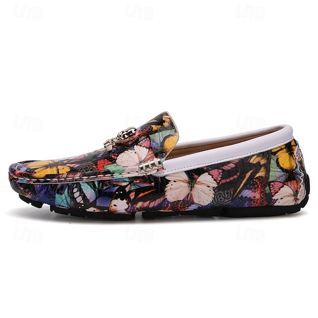 Loafers Boots PU Winter Slip-Ons lined Fleece Men's