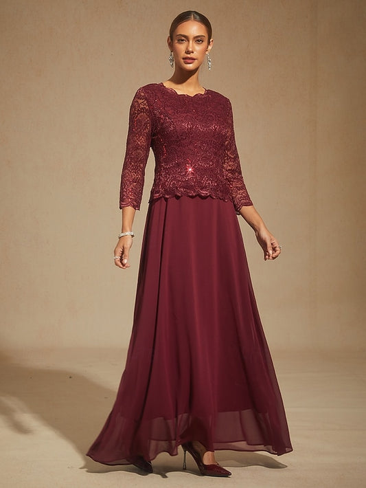 Women's Midi Dress Chiffon Dress A Line Dress Elegant