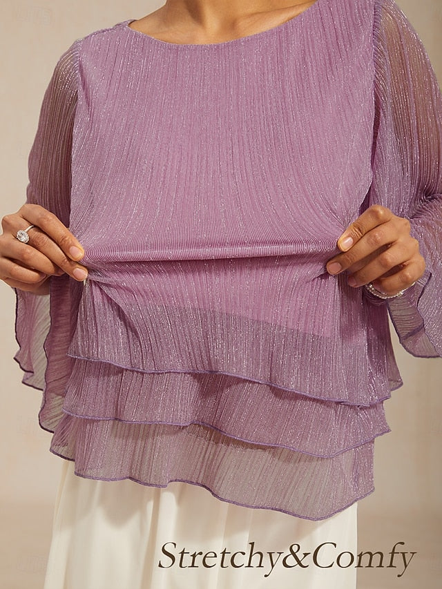 Women's Blouse Dressy Tops Flowy Tops Chiffon Tops Sequins