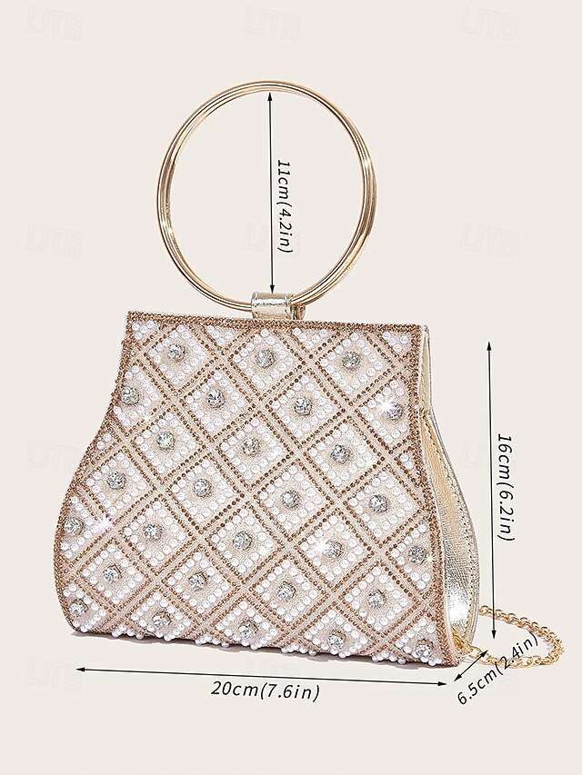 – Evening Women's Bag Embellished Clutch Rhinestone