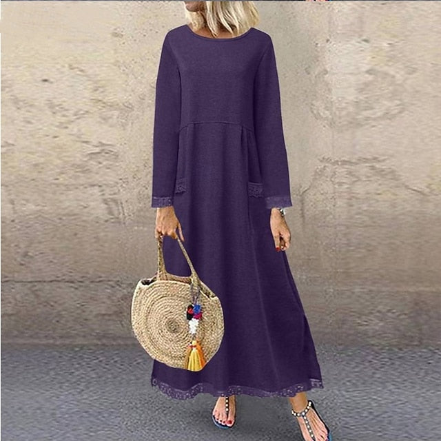 Women's Midi Dress Hoodie Dress Casual Dress Modern