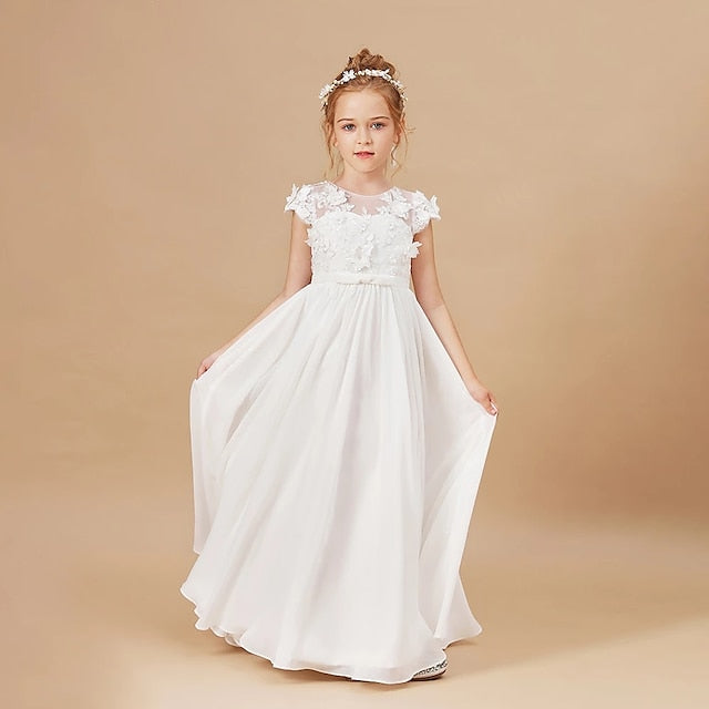 Dress Communion First Princess Girl Flower Girls'