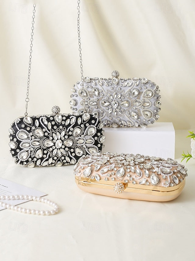 Crystal-Embellished Bag Clutch Women's