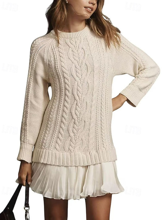 Women's Mini Dress Sweater Dress Casual Dress Elegant