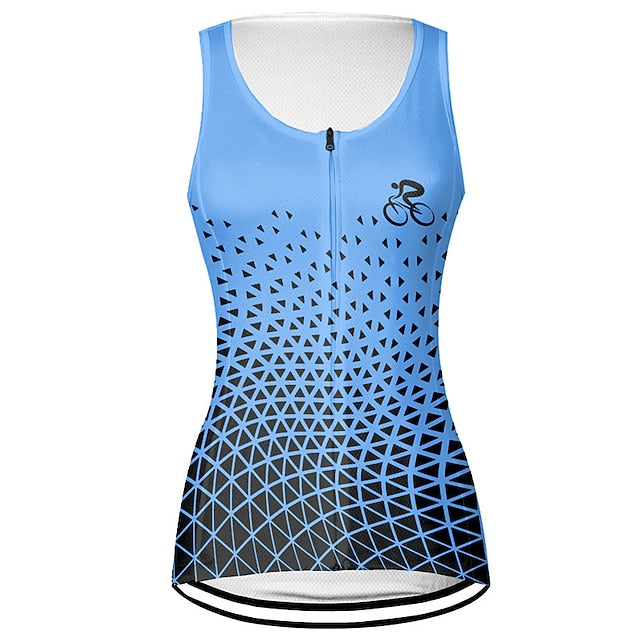 Women's Cycling Vest Cycling Jersey Graphic Geometic