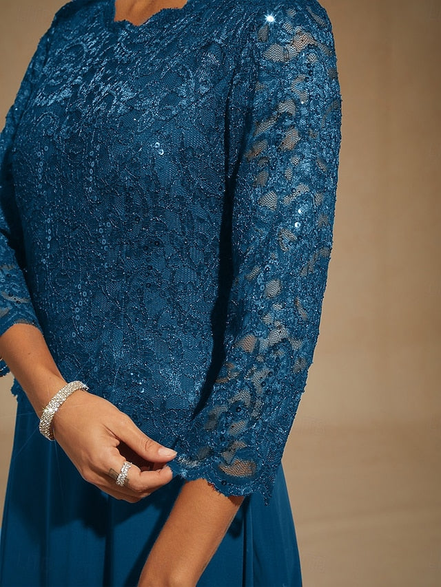 Women's Midi Dress Chiffon Dress A Line Dress Elegant