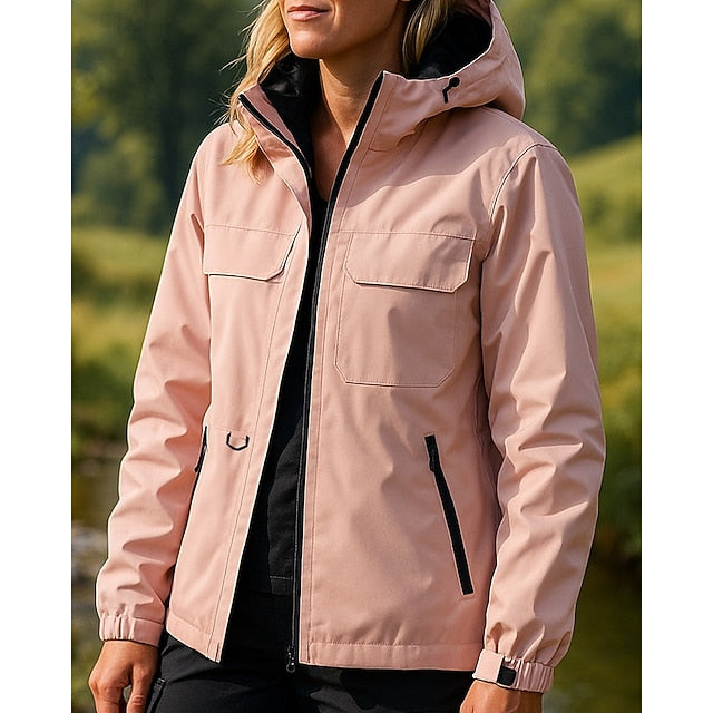 Women's Windbreaker Softshell Jacket Hiking Jacket Outdoor