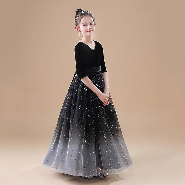 Girls' Flower Dress Princess Kid's Girl