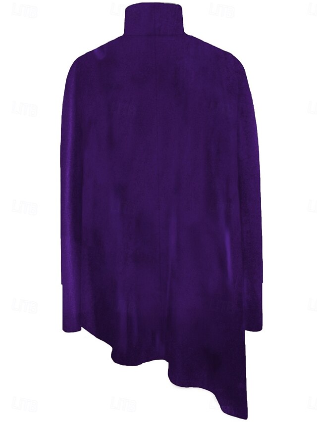 Women's Blouse Asymmetric Hem Solid Color Stylish Basic