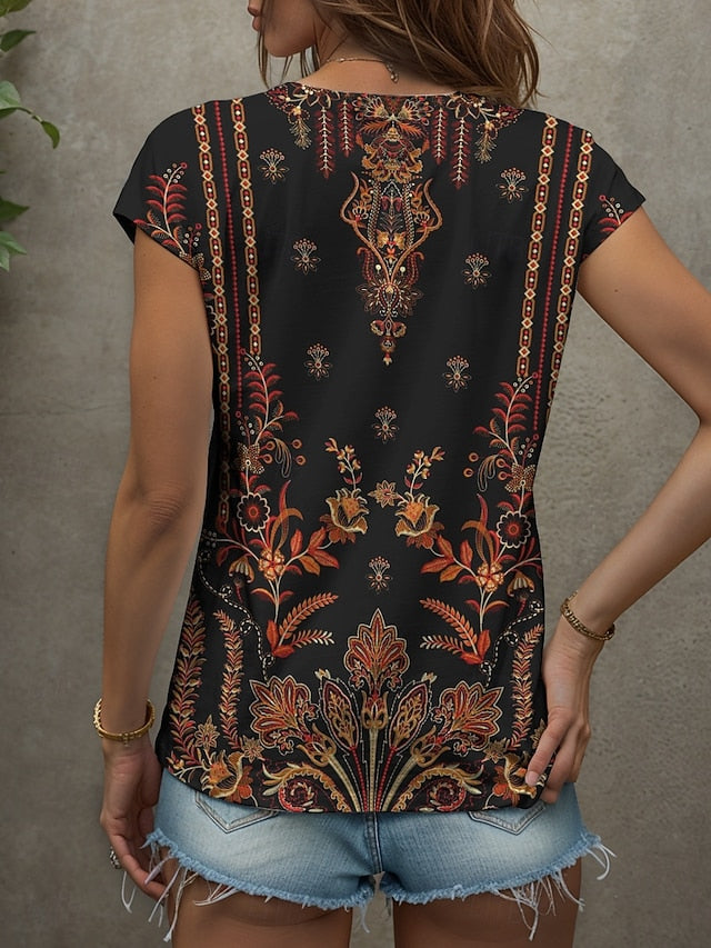 Women's Boho Camisole Tank Top Graphic Geometric Vintage
