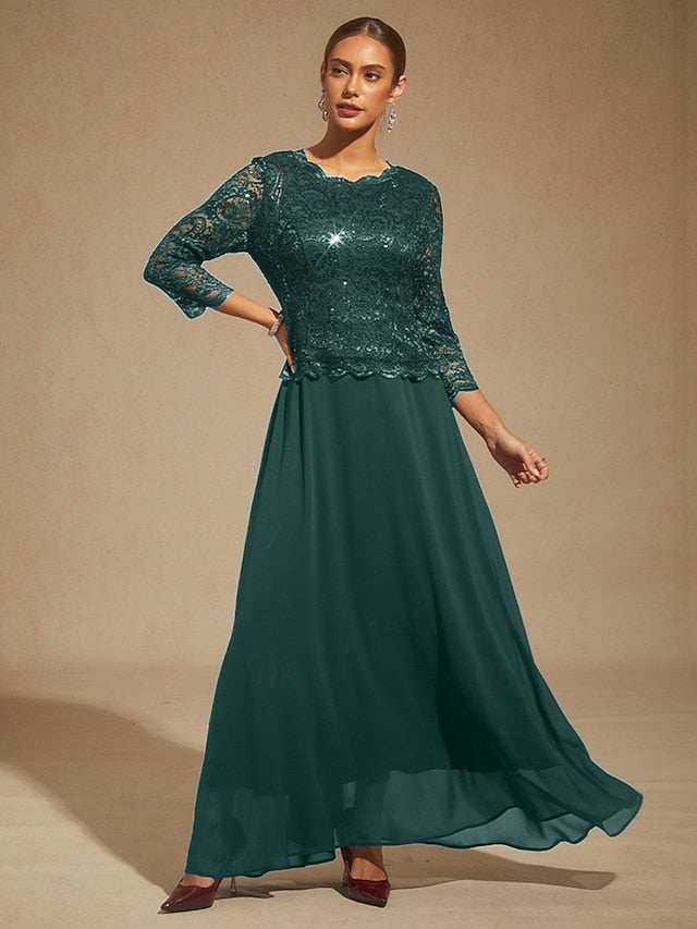 Women's Midi Dress Chiffon Dress A Line Dress Elegant