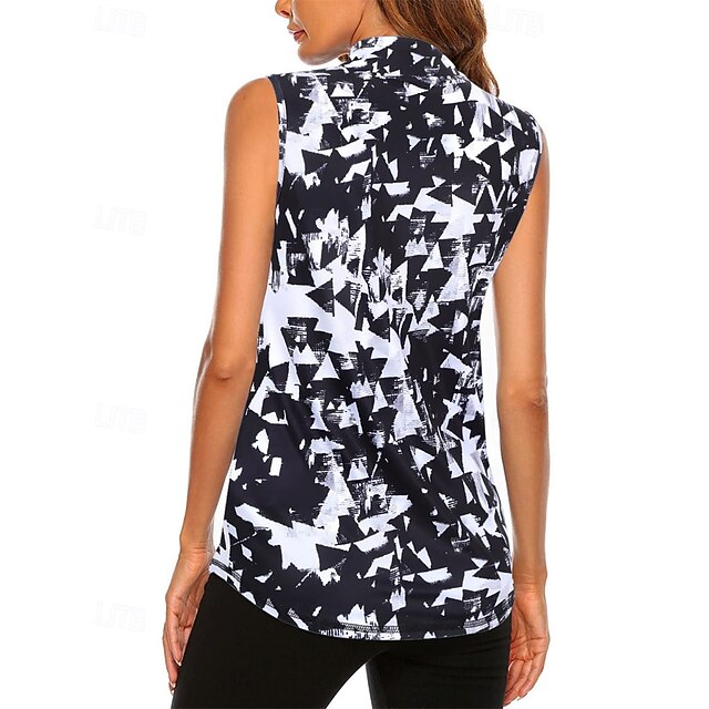 Women's Graphic Geometric Sport Shirt Golf Polo Shirt