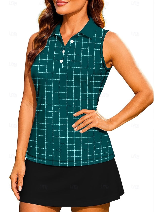 Women's Geometric Color Block Plaid Checkered Plaid / Check