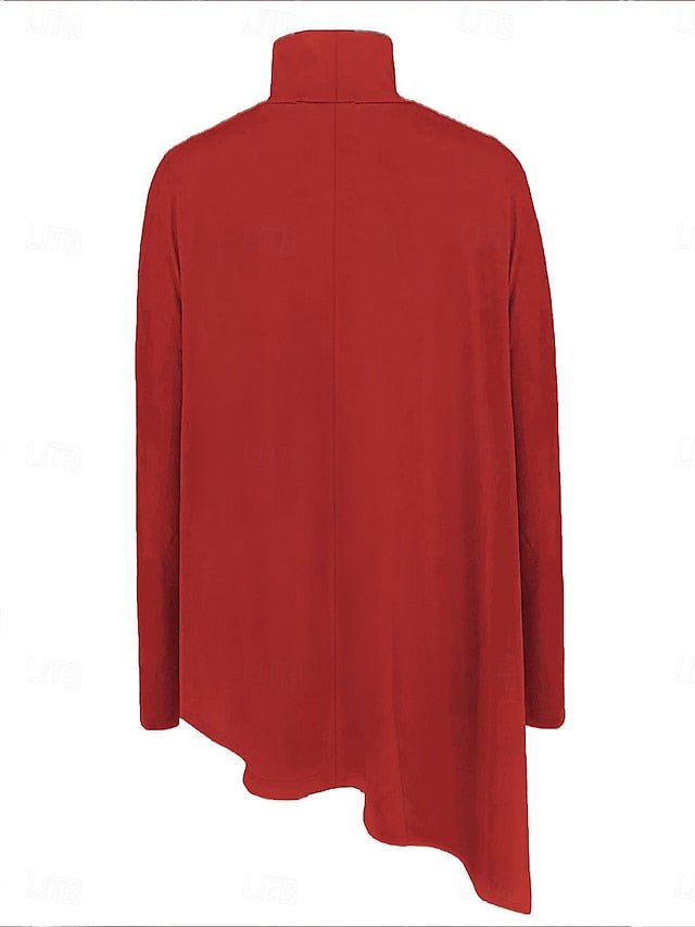 Women's T Shirt Plain Elegant Fashion Casual Long Sleeve