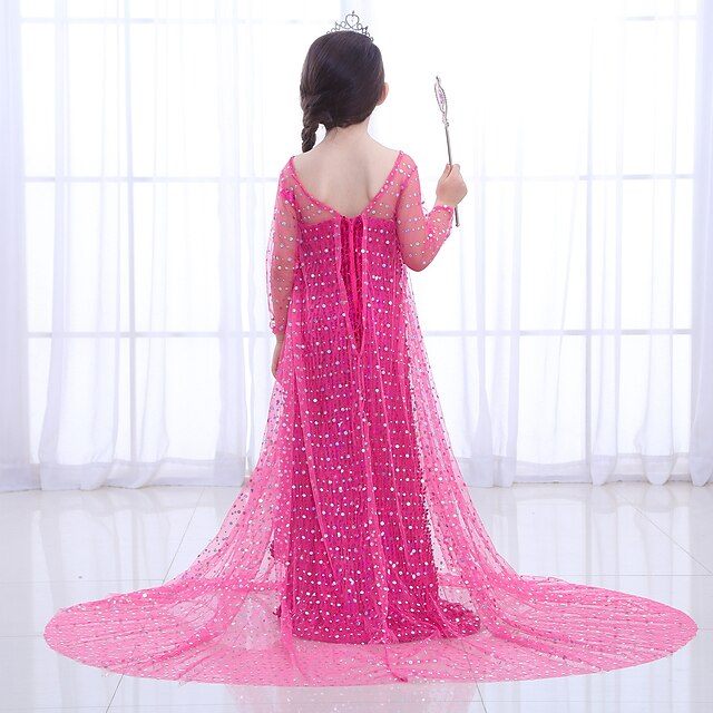 Princess Elsa Dress Movie Girls' Flower Frozen Girl