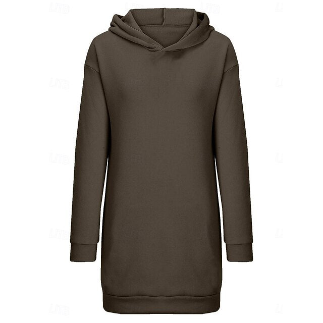 Women's Mini Dress Hoodie Dress Casual Dress Fashion Modern
