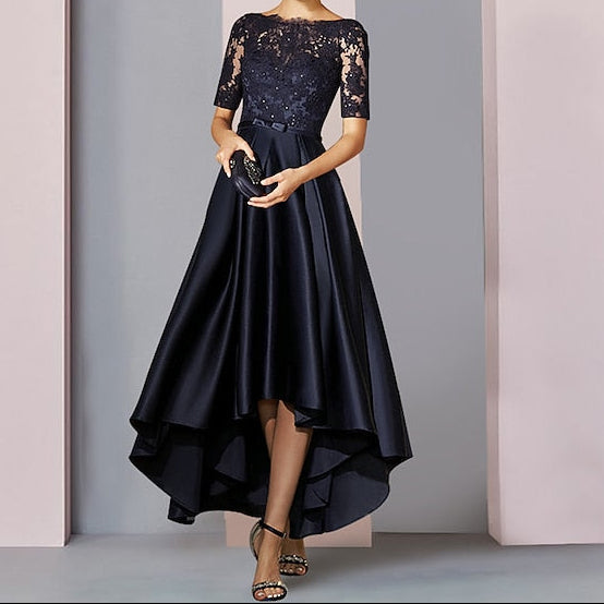 Guest Mother Dress High Low Elegant of A-Line Wedding the Bride