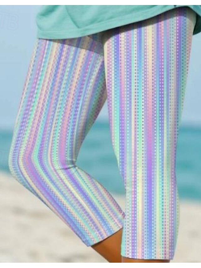 Women's Leggings Capri Pants High Elasticity Fashion