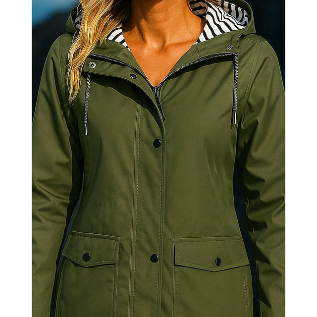 Women's Hiking Jacket Rain Coat Outdoor Waterproof