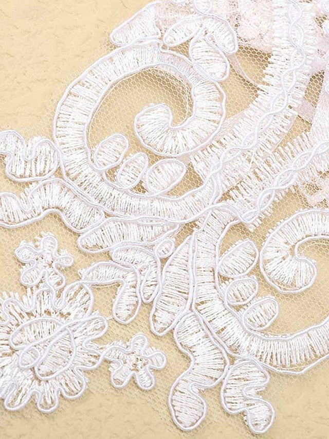 White Gloves Bridal Wedding Elegant Vintage Fingerless – Lace