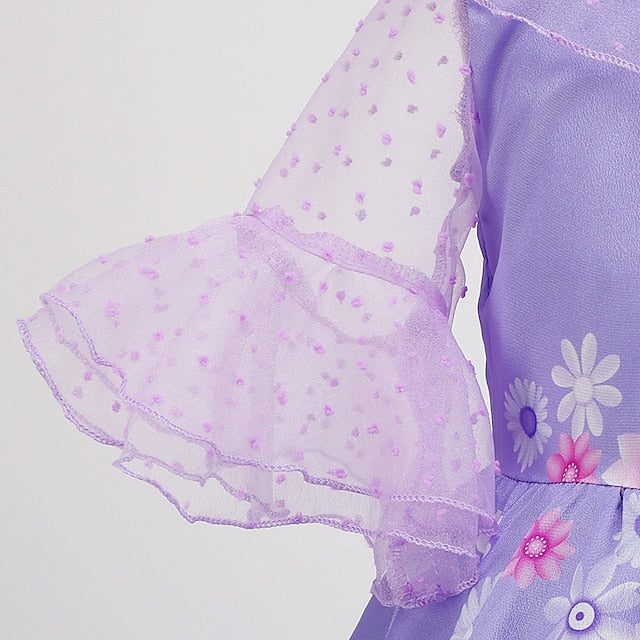 Dress Fairytale Encanto Girl Madrigal Flower Isabela Princess