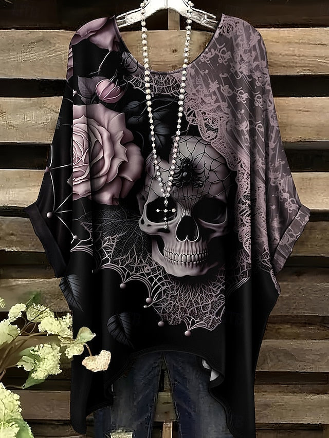 Women's Blouse Graphic Vintage Daily Casual Short Sleeve