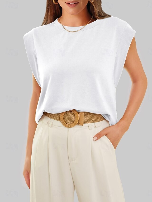 Women's Tank Top Plain Fashion Stylish Classic Sleeveless