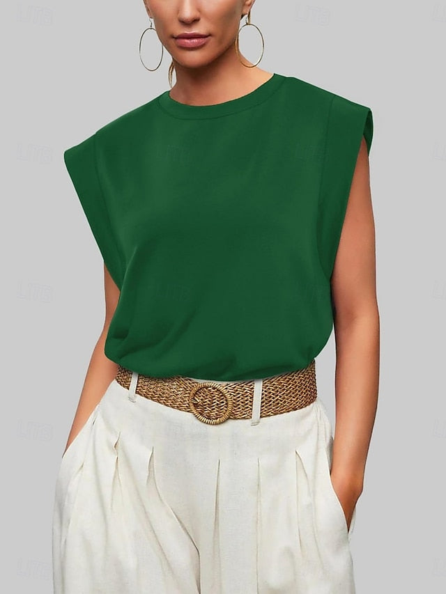 Women's Tank Top Plain Fashion Stylish Classic Sleeveless