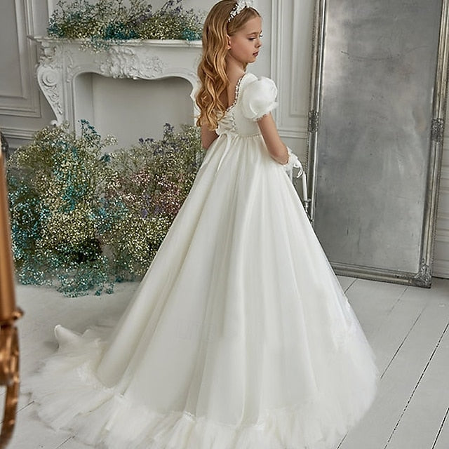 First Party Girl Girls' Flower Communion Dress