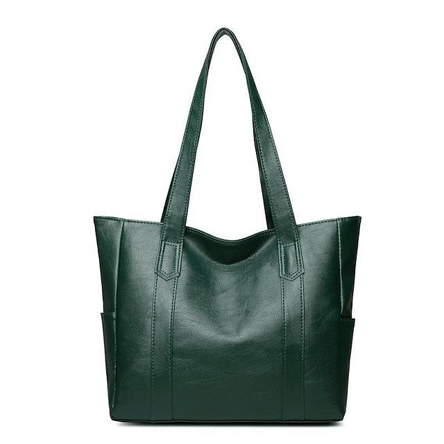 Bag Women's Tote Black – Stylish Leather Faux Large