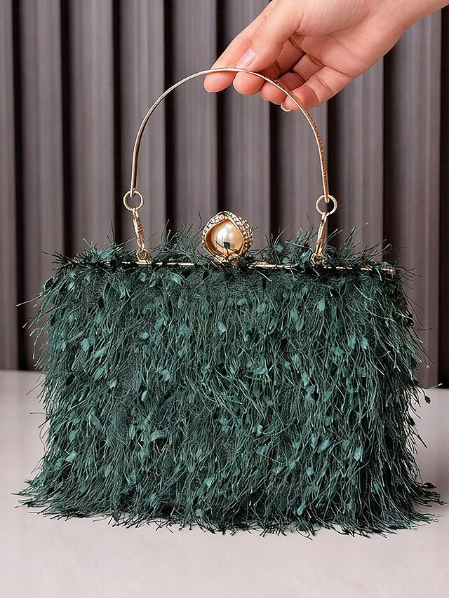 Green – Women's Red Party Elegant Handbag Christmas