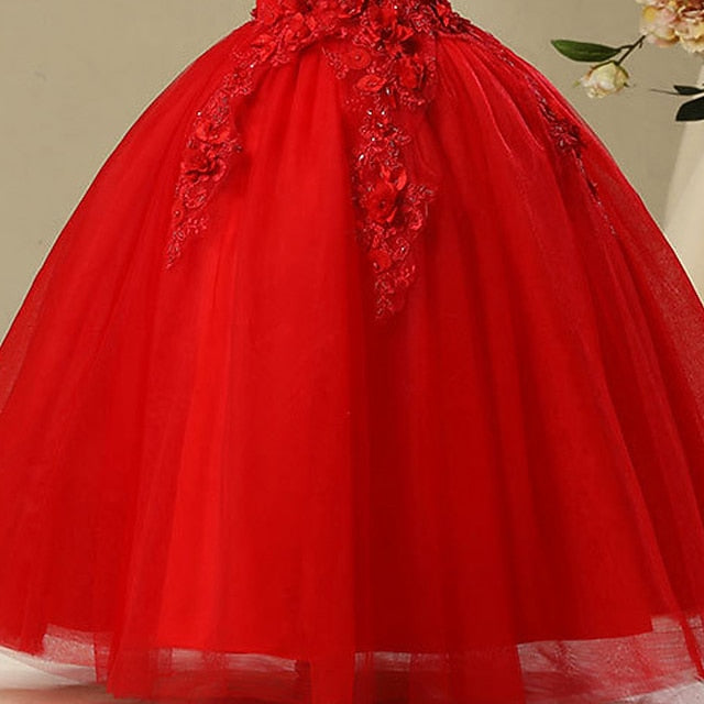 Dress Princess Girls' Flower Party Girl