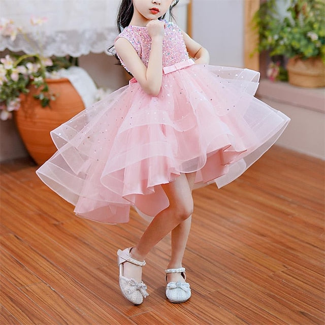 Girl Flower Performance Party Girls' Dress