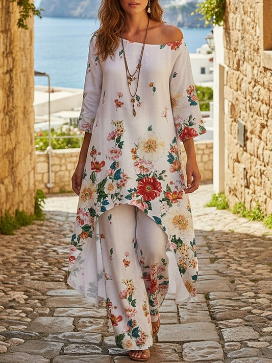 Women's Two Piece Sets Pants Sets Bolero Top Long Sleeve