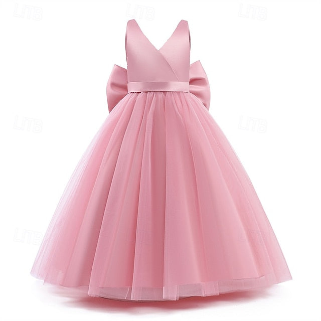 Girls' Flower Kid's Dress Princess Girl
