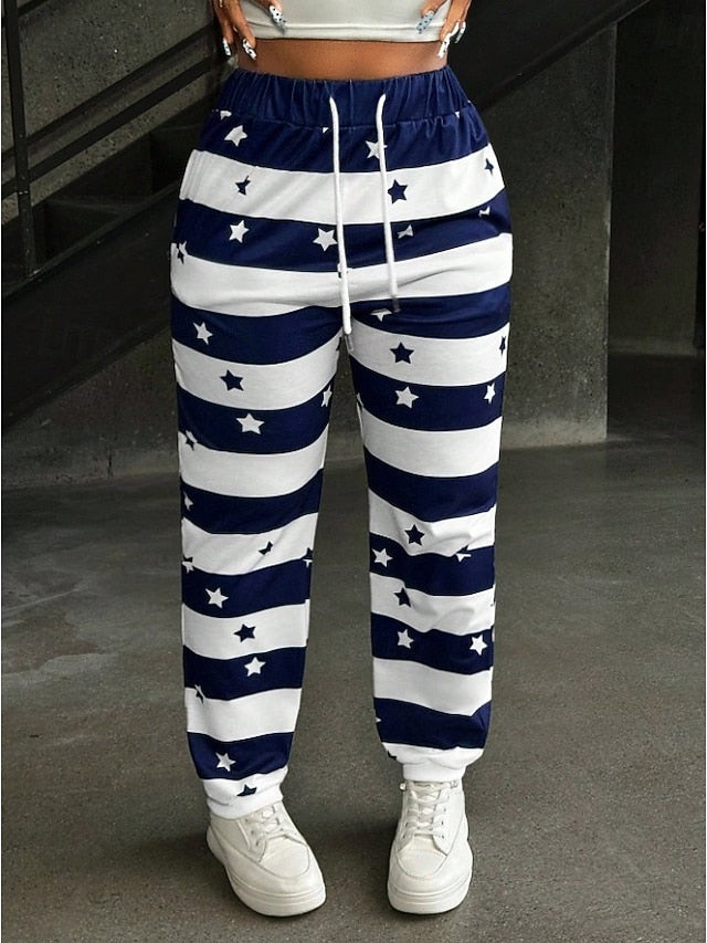 Women's Viking Skinny Joggers Vacation Vintage Fashion Full