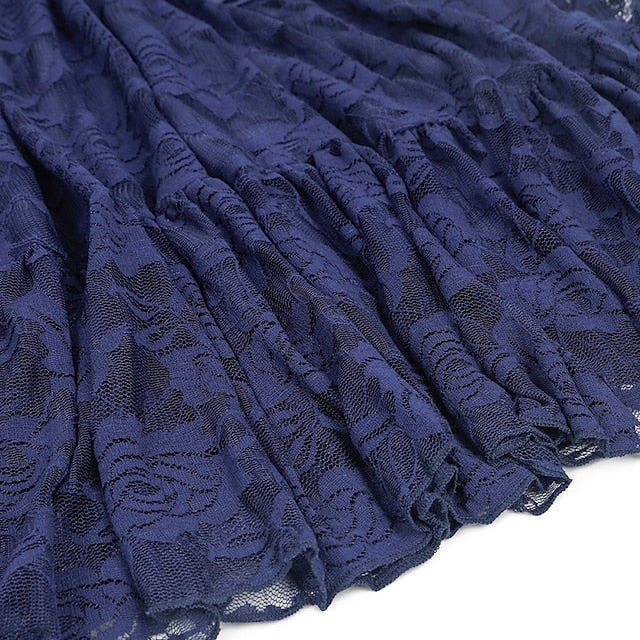 Long Girls' Colored Dress Girl Flower Solid Kids