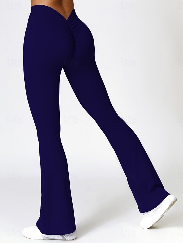 Women's Bell Bottom Chinos Vacation Streetwear Casual Full