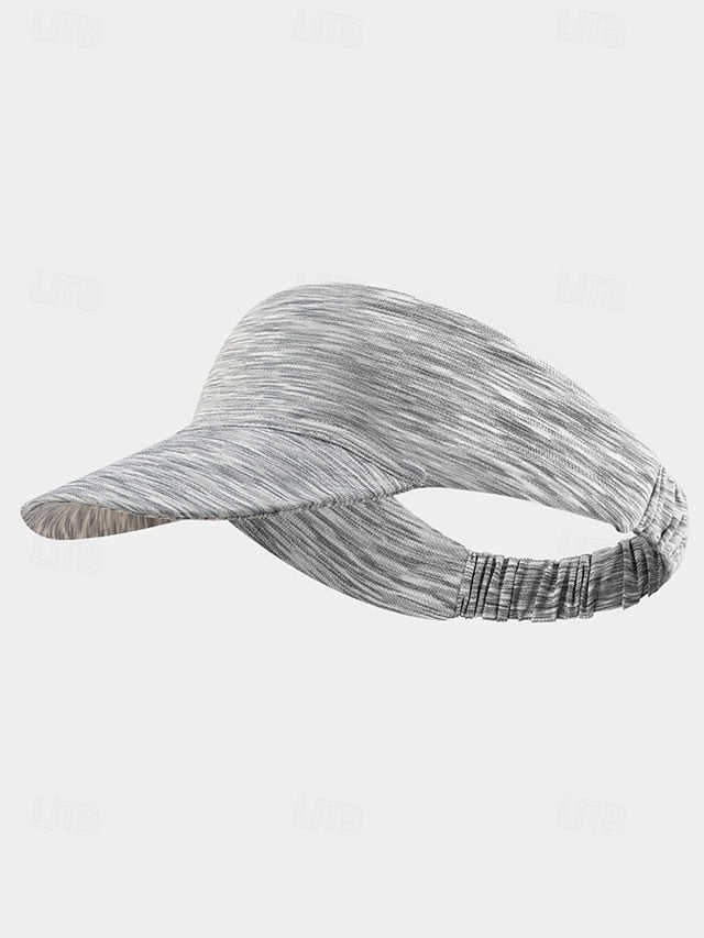 Women's Elastic Sports Hollow Top Sun Hat - Lightweight UV