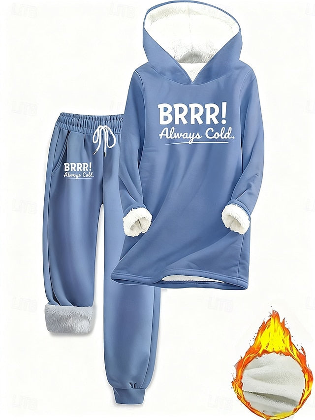 Women's Two Piece Sets Tracksuit Pants Sets Long Sleeve