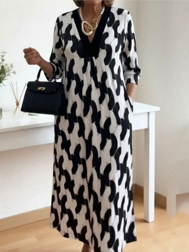 Women's Knee Length Dress A Line Dress Vacation Casual