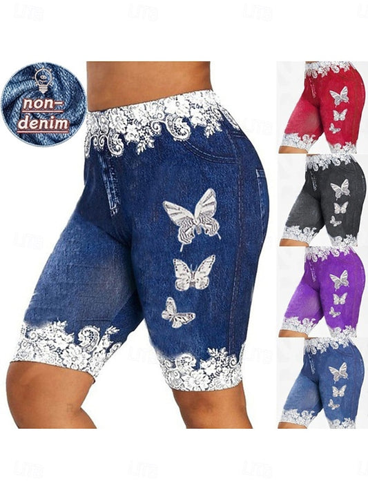 Women's Shorts Leggings Vacation Streetwear Casual Knee