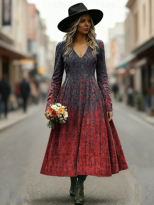 Women's Midi Dress A Line Dress Vacation Casual Daily