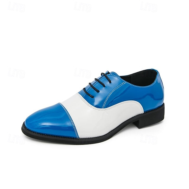 Oxford and Polished Men's Blue with Shoes White