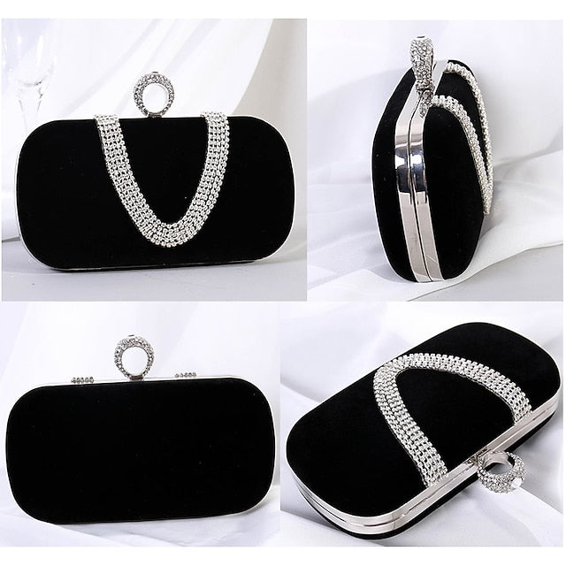 Velvet Wristlet Women's Evening Bags Bag Clutch