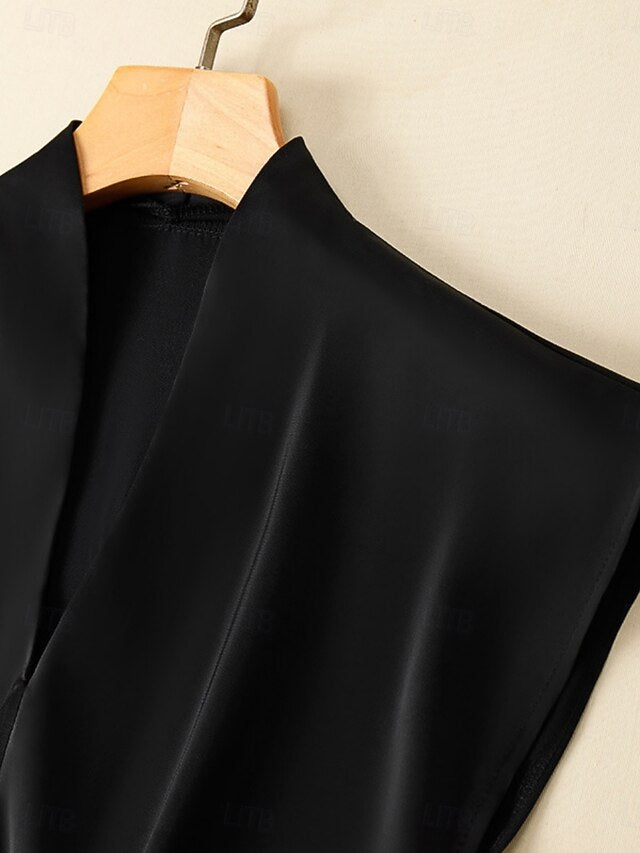 Women's Satin Top Satin Tank Plain Elegant Fashion Stylish