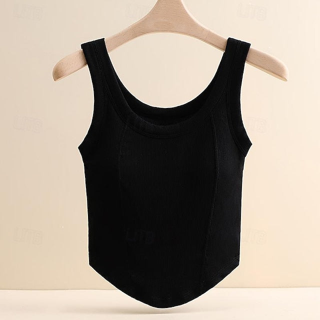 Women's Camisole Tank Top Basic Sleeveless Regular Tops